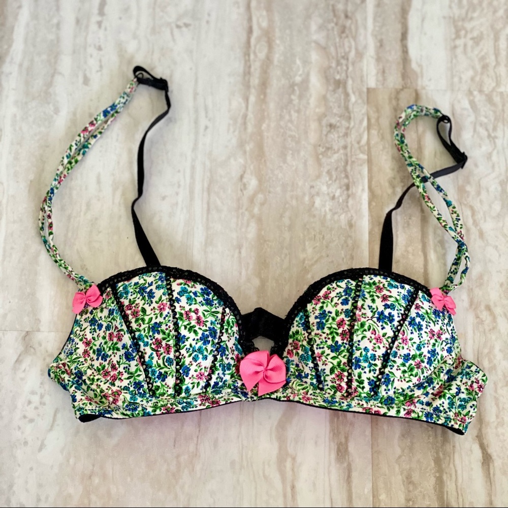 Victoria’s Secret Floral Balconette Push Up Bra